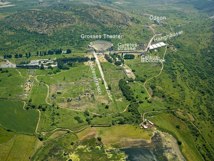 Aerial view of Ephesus